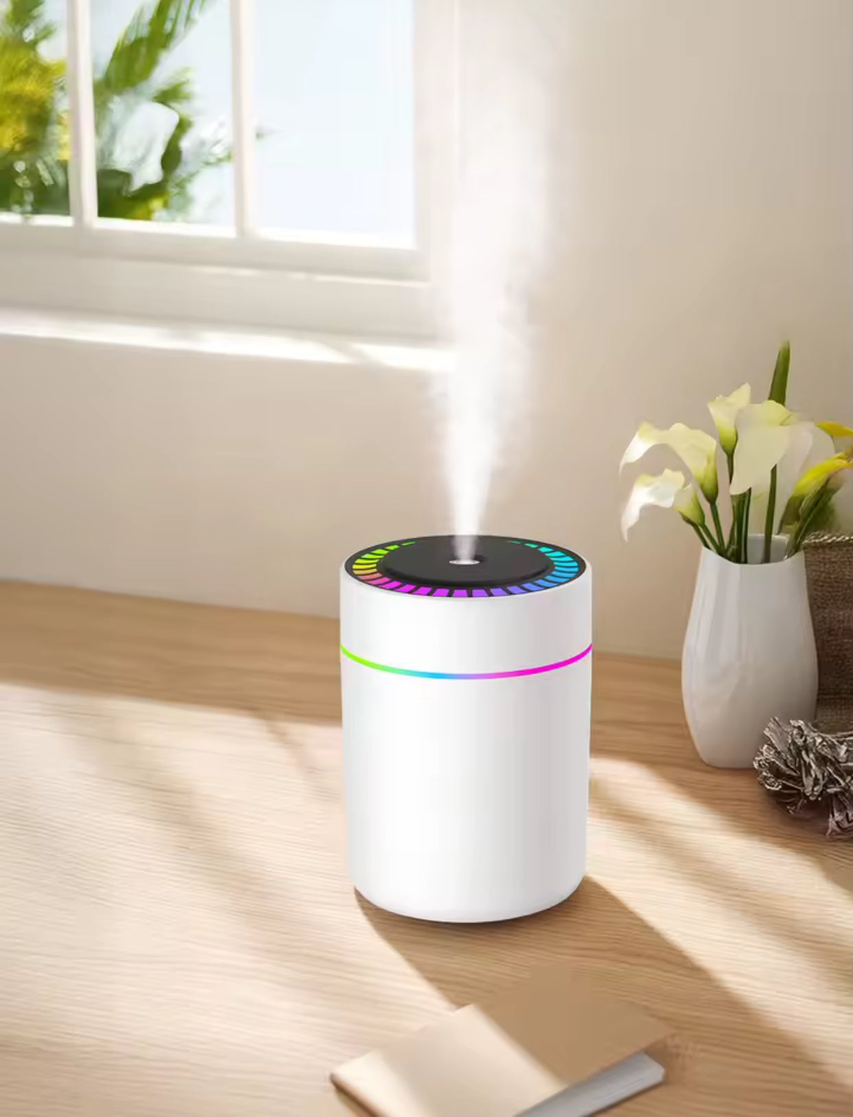 180ml Aromatherapy diffuser Humidifier Aromatherapy essential oil Air purifier Sleeping car carrying home LED 7 color light