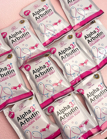 Alpha 3+ Arbutin Collagen Soap
