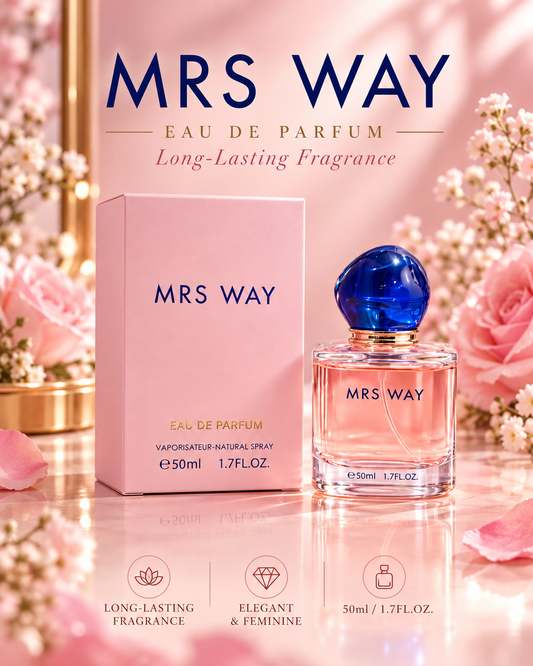 Mrs Way Eau de Parfum – Long-Lasting Elegant 50ml