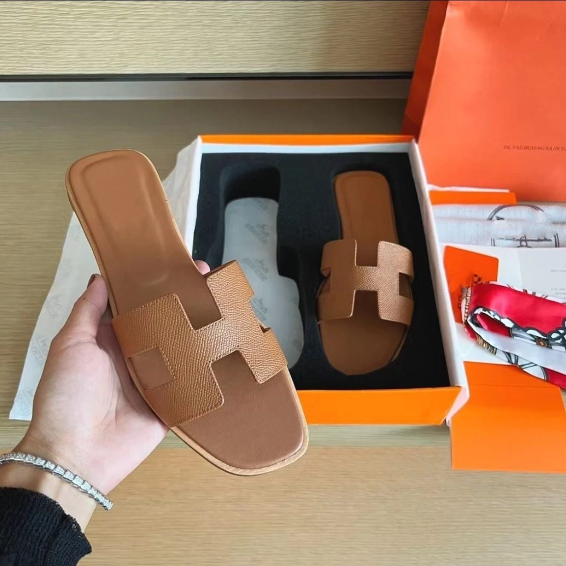 Women’s luxury Hermès shoes