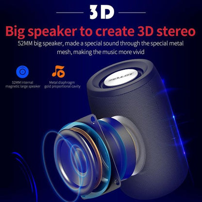 Zealot ZEALOT S32 TWS Portable Bluetooth Speaker Wireless Mini Column Box Speaker TF card FM Stereo 3D Hi-Fi