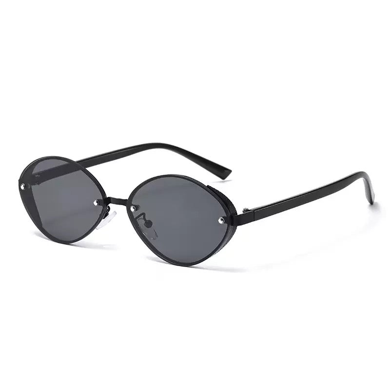 Oval Rimless Sunglasses