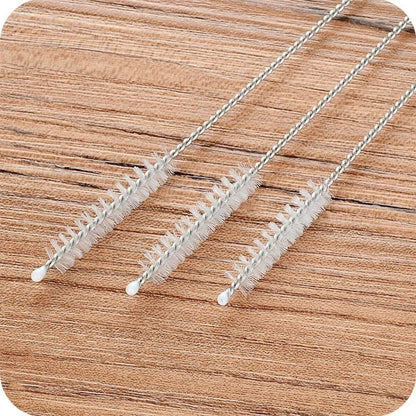 Straw cleaning brush