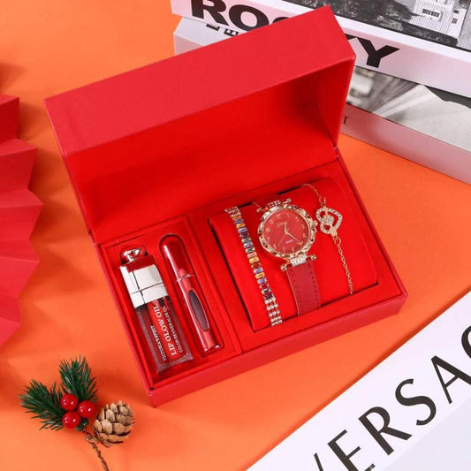 Red Jewelry Gift Set
