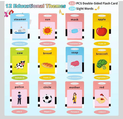 Children's Talking Flash Card Learning Machine with (112 double-sided cards)