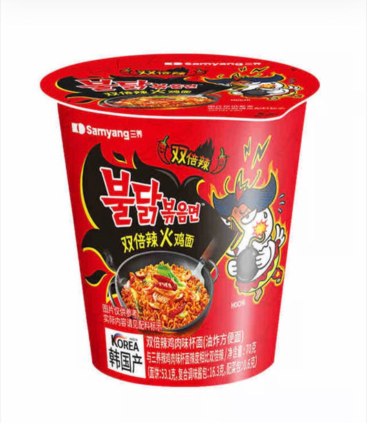 Original Sanyang double spicy cup noodles 70g