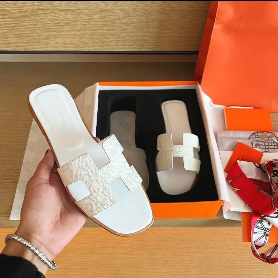 Women’s luxury Hermès shoes