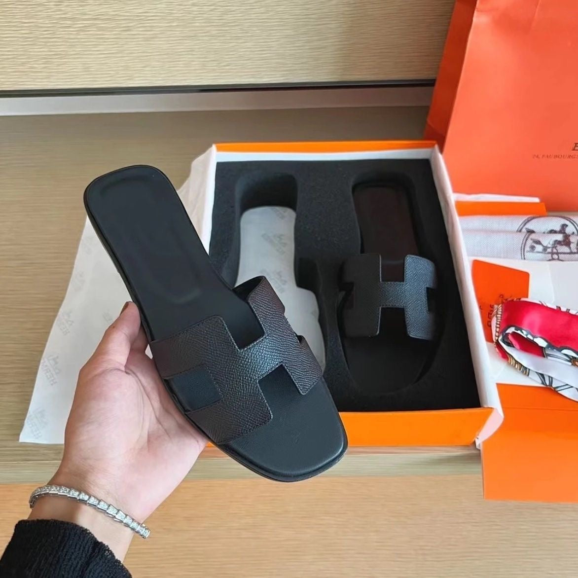 Women’s luxury Hermès shoes