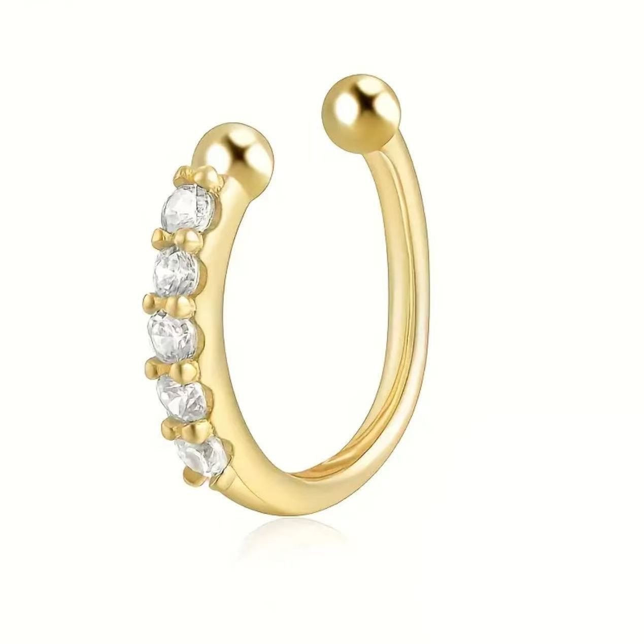 Eco-Friendly Nose Rings, Ear Clips, Non-Pierced Earrings, Unique Ear Cuffs, Ear Studs