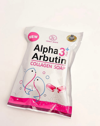 Alpha 3+ Arbutin Collagen Soap