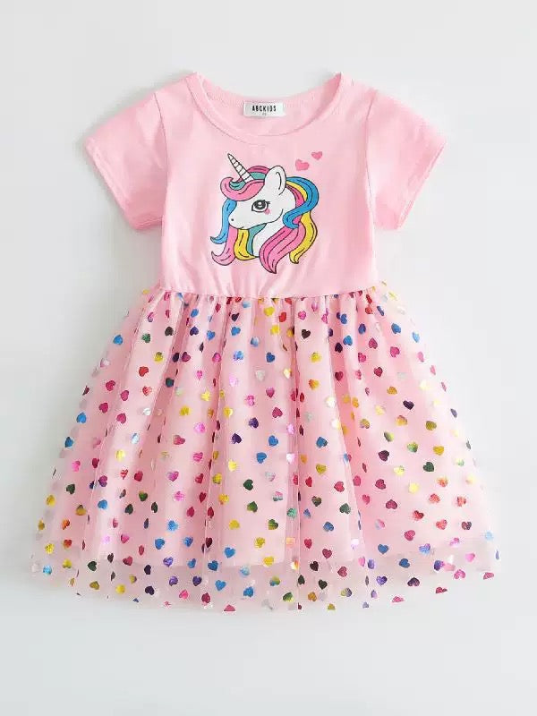 Pink Unicorn Tutu Dress