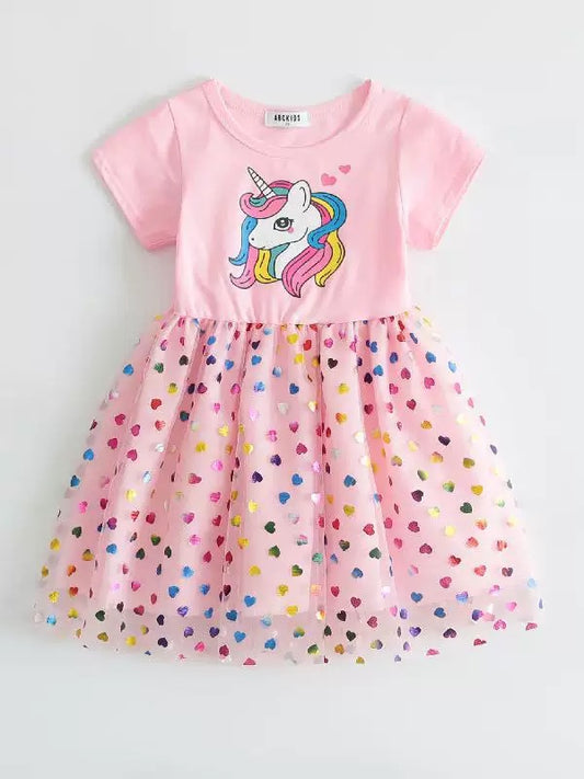 Pink Unicorn Tutu Dress