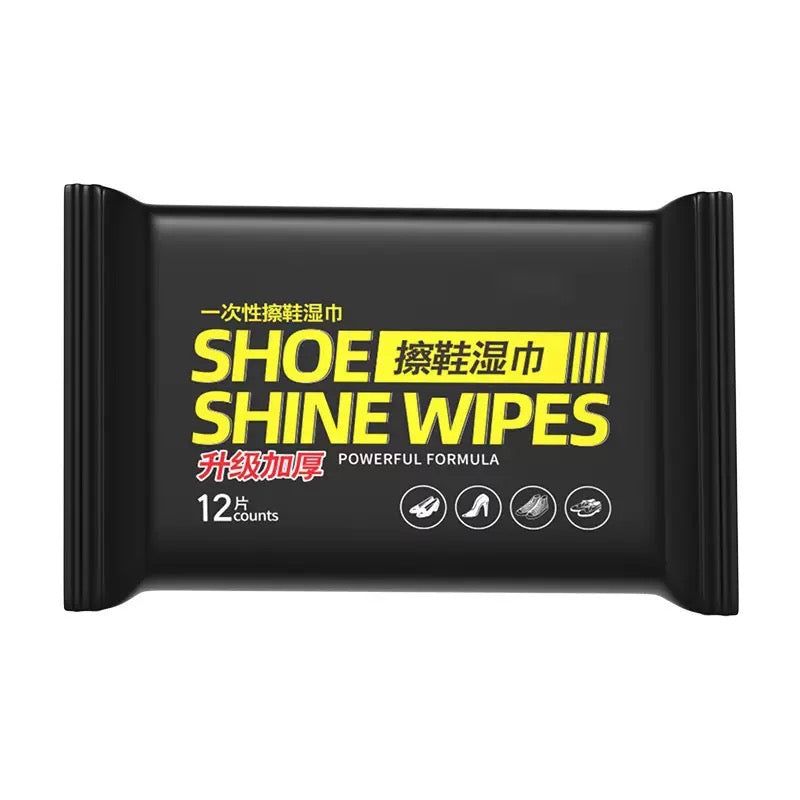 Wet shoe Shine wipes