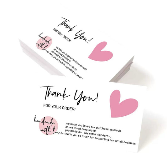50pcs Thank You card (New)