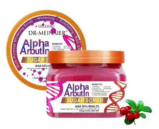 Alpha Arbutin Sugar Scrub (AHA 30%+BHA2%