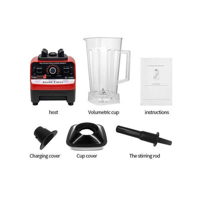 Silver Crest 2L Industrial Food Crusher & Blender – 8500W