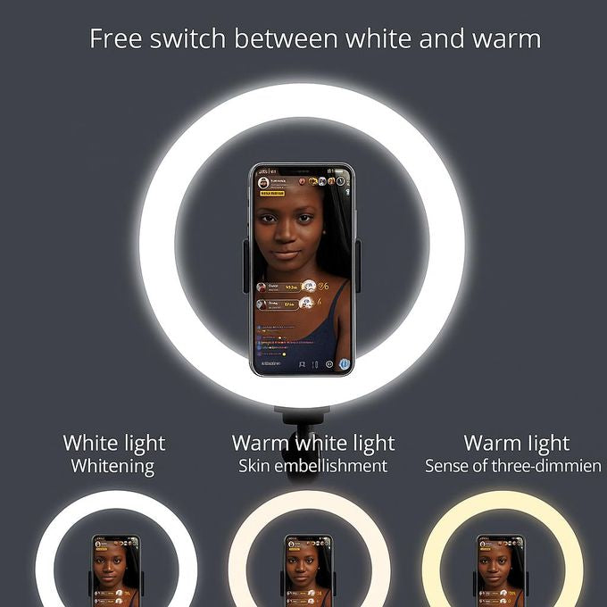 New 12' Inches Ring Light For Selfies and Makeup (WITH TRIPOD)