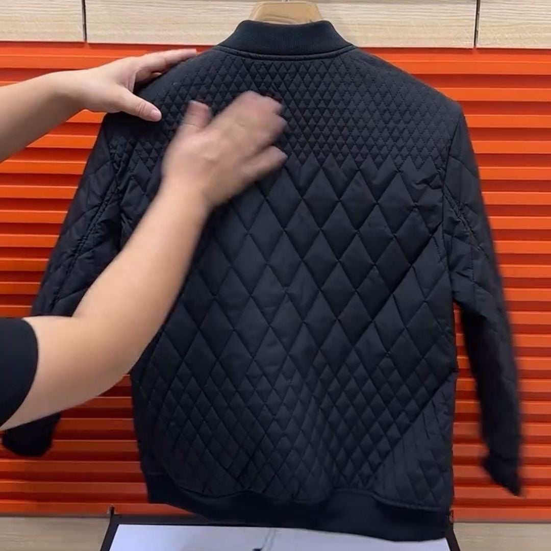 Quilted Bomber Jacket