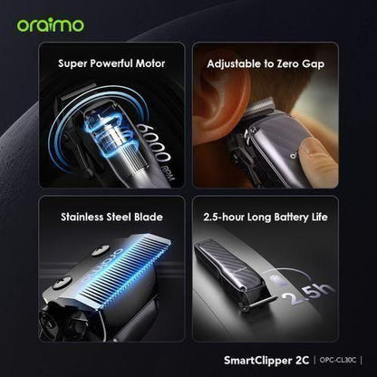 2026 Oraimo SmartClipper 2C Professional Hair Clipper