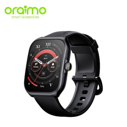 Latest 2026 Oraimo Watch Nova AM 2.01 AMOLED Screen Curved Cover Smart Watch
