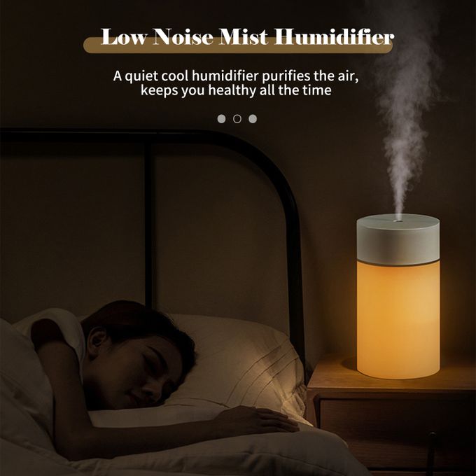 New 260mL Mist Humidifier Diffuser Colorful Night Light Quiet