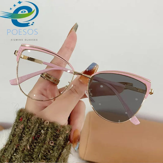 New 2026 Fashion Photochromic Glasses For women..