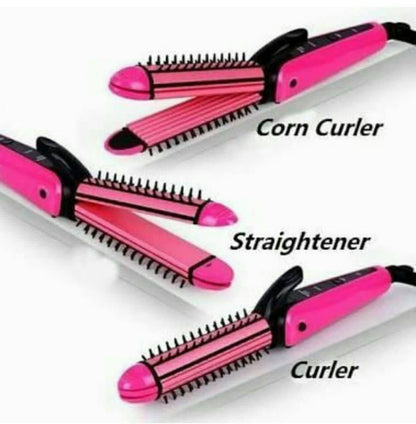 3 In 1 Professional Hair Straightener And Curler