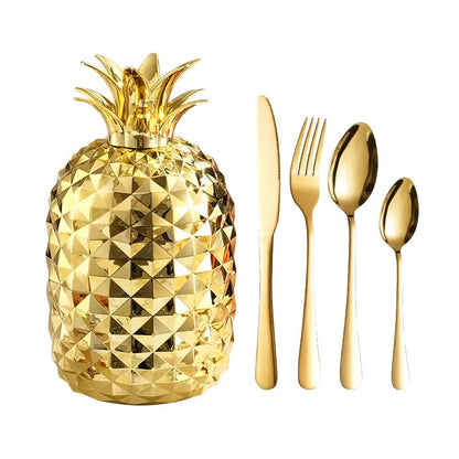 Luxury Golden Pineapple Spoon Set