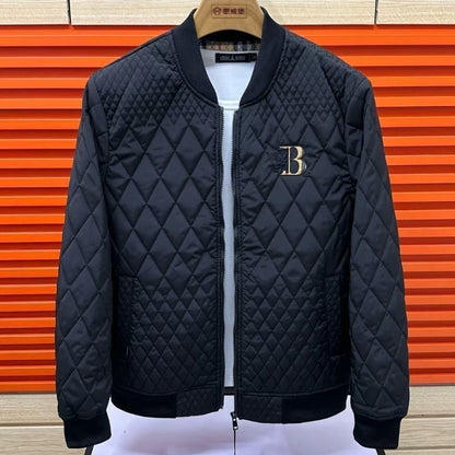 Quilted Bomber Jacket
