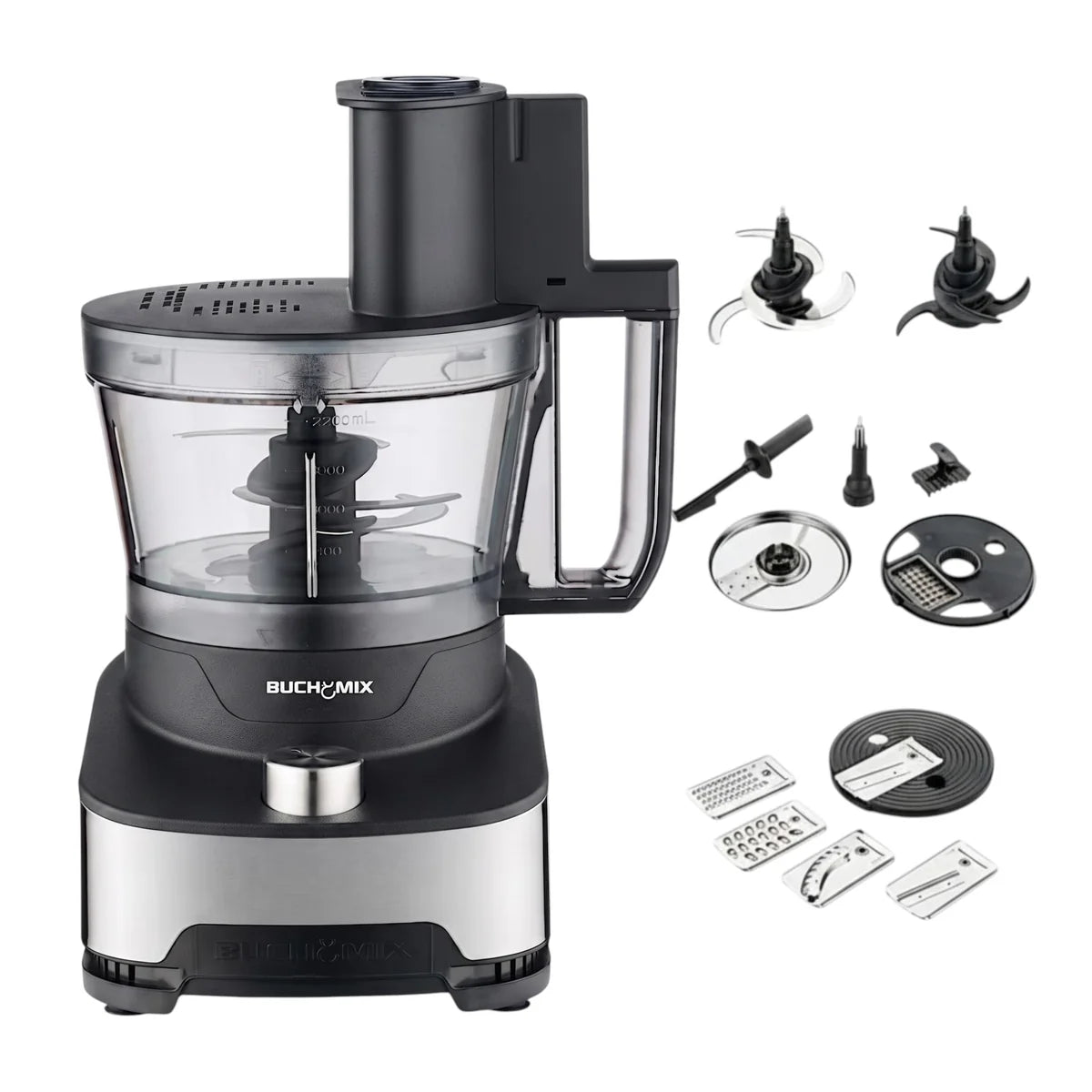 3.5L Multifunction Food Processor With Unbreakable Bowl